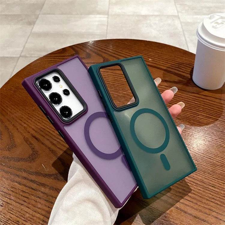 Premium Shock Proof Matte MagSafe Case - Titanium Grey - Guleel