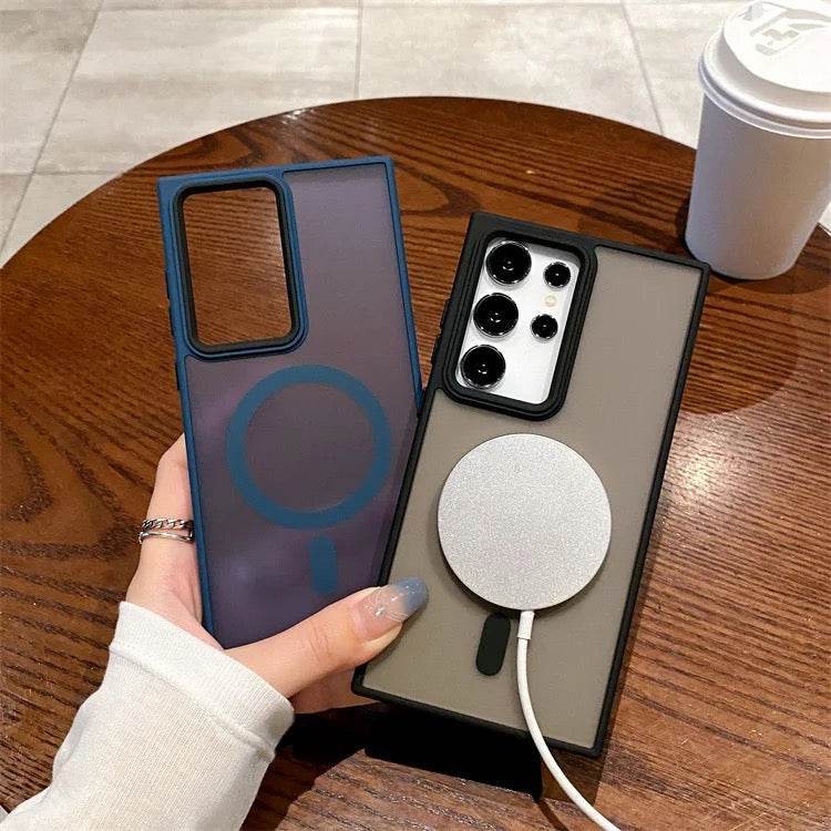 Premium Shock Proof Matte MagSafe Case - Titanium Grey - Guleel