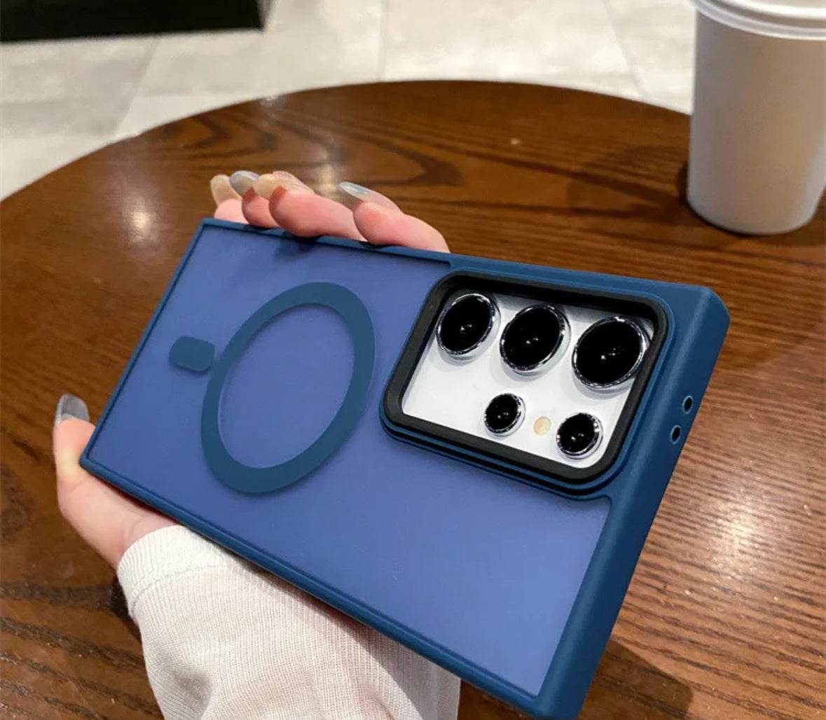 Premium Shock Proof Matte MagSafe Case - Blue - Guleel
