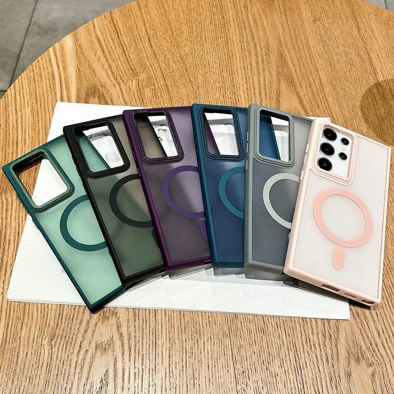 Premium Shock Proof Matte MagSafe Case - Titanium Grey - Guleel