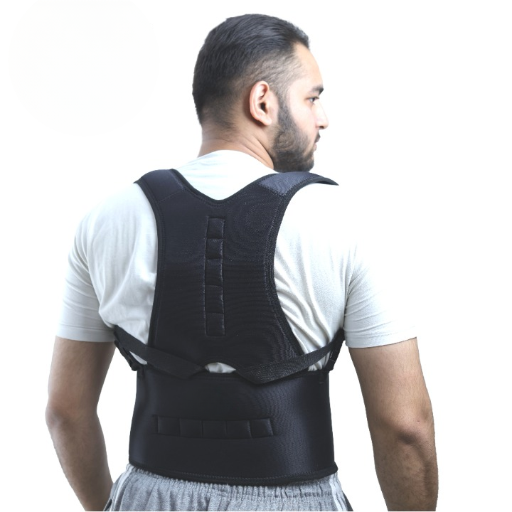 Posture corrector Sleek for men & women Adjustable Back Support for Improving Posture & Relieving Back Pain And Shoulder Support Belt