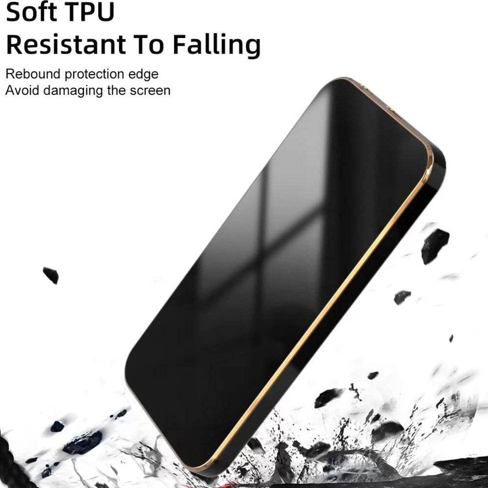 Premium Silicon Case Cover - Black - Guleel