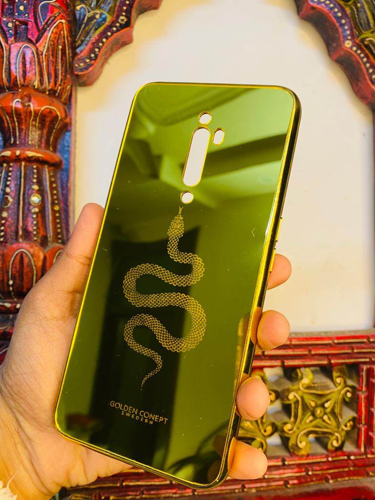 Premium Gold Plated Back Case Cover - Snake - Guleel