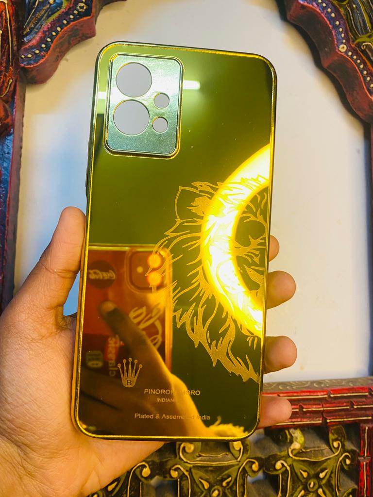 Gold Plated Back Case Cover - Lion Right - Guleel