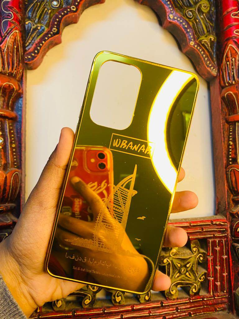 Samsung Galaxy A53 5G Gold Plated Back Case Cover - Ship - Guleel