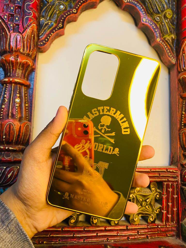Samsung Galaxy A53 5G Gold Plated Back Case Cover - Master Mind - Guleel