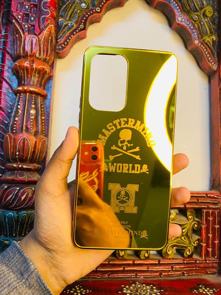 Samsung Galaxy A53 5G Gold Plated Back Case Cover - Master Mind - Guleel