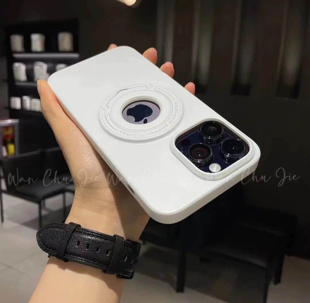 iPhone 13 Pro Max Premium Shockproof Ring Holder Case - Purple - Guleel