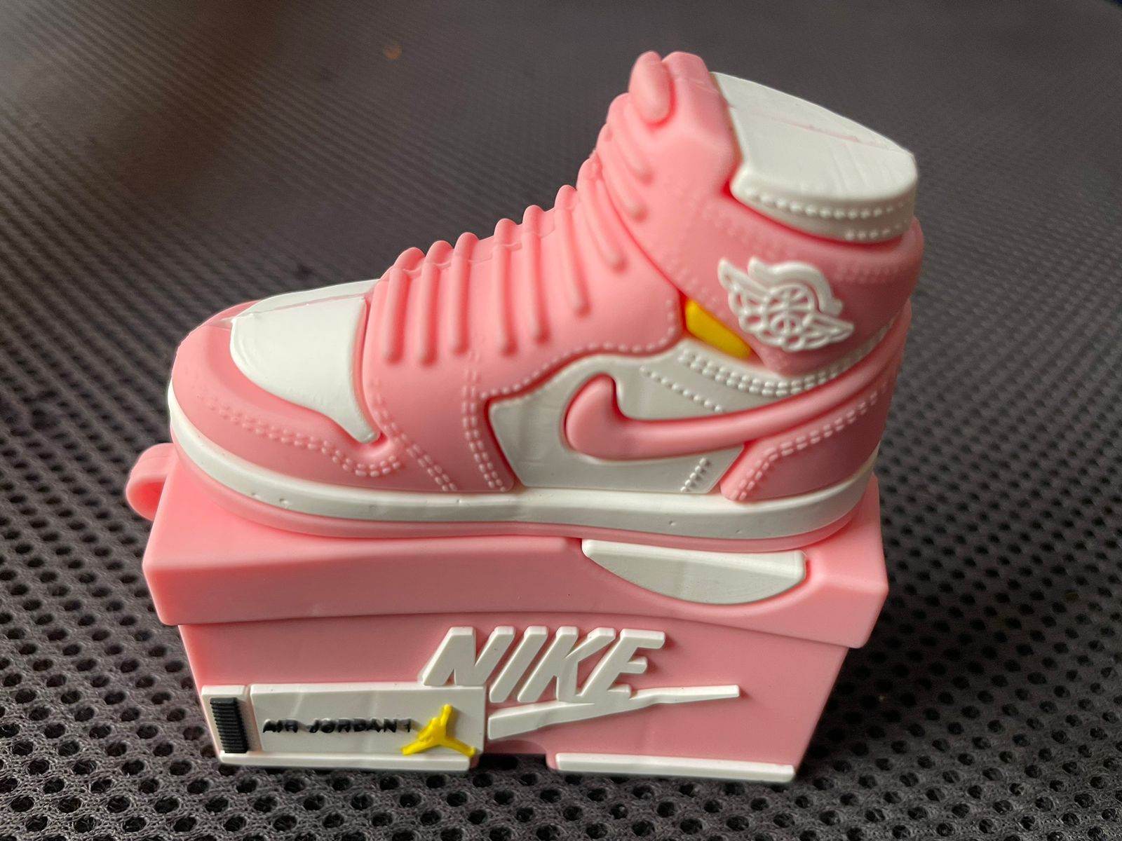 Airpods Pro Sneaker Style Shoe Box Case Cover - Pink White - Guleel