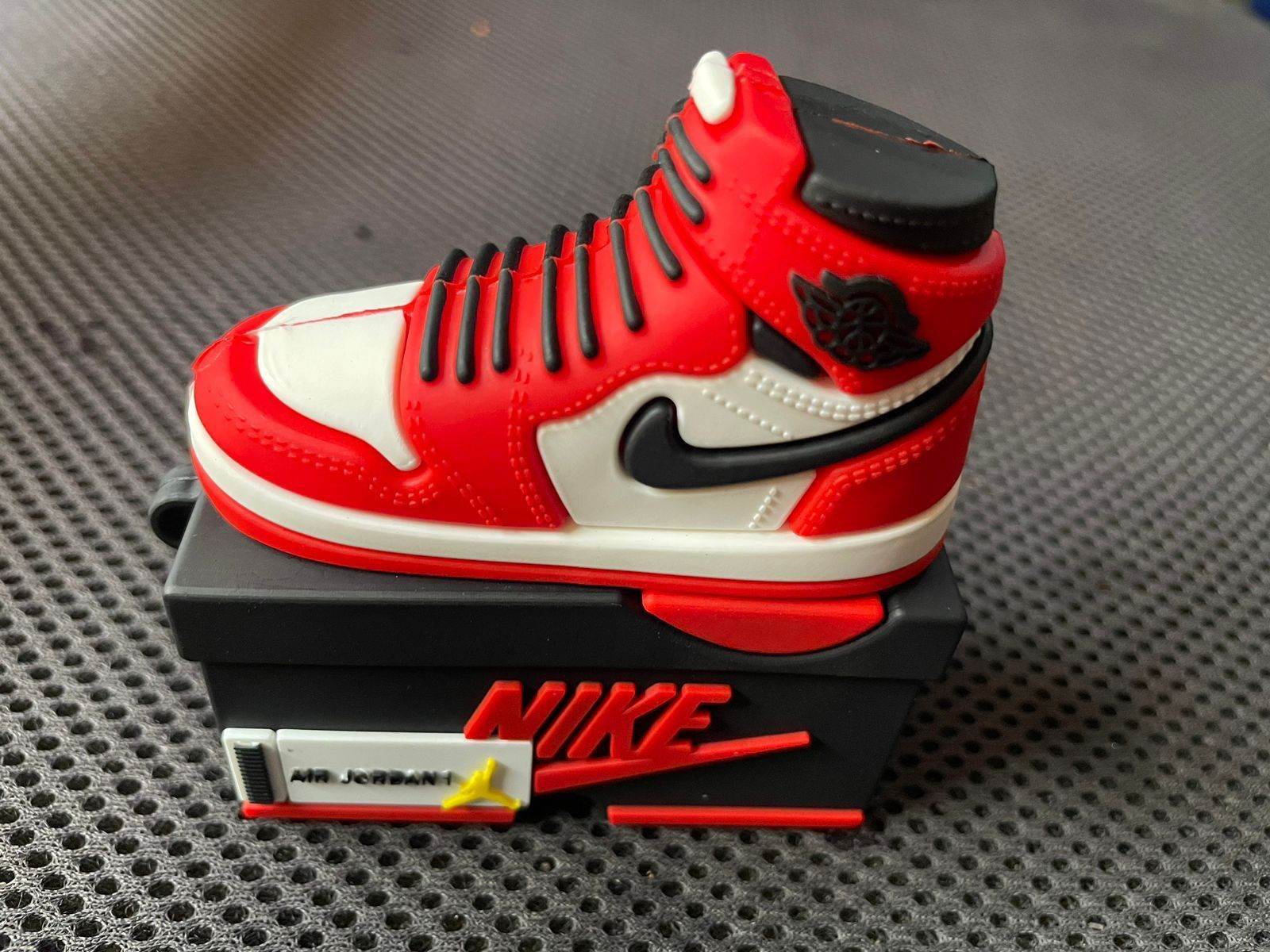 Airpods Pro 2 Sneaker Style Shoe Box Case Cover - Red Black White - Guleel