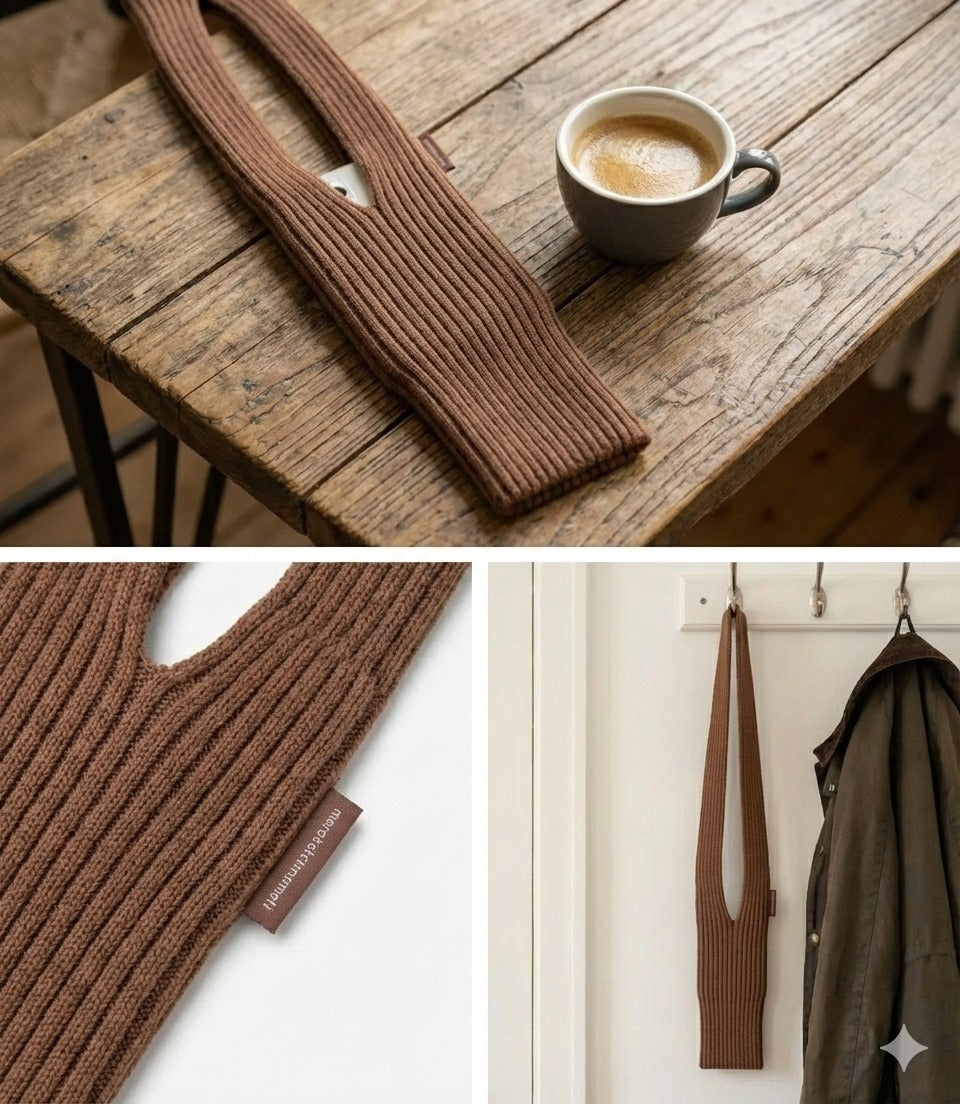 Phone Pocket Knitted Pouch Cover Suitable for All Phones