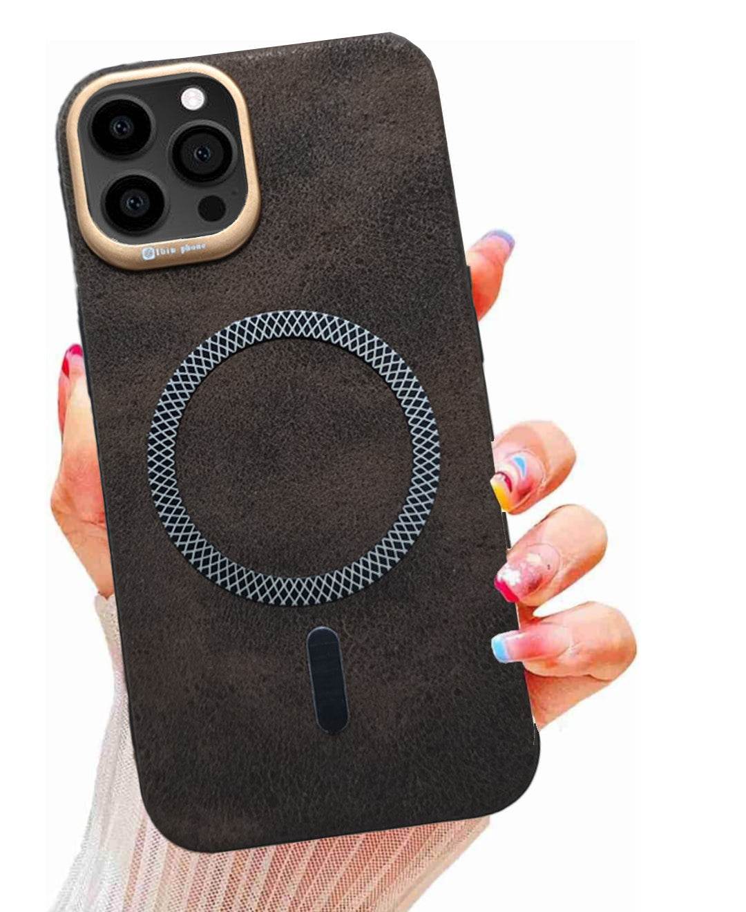 Premium Leather Mobile Back Case Cover - Brown - Guleel