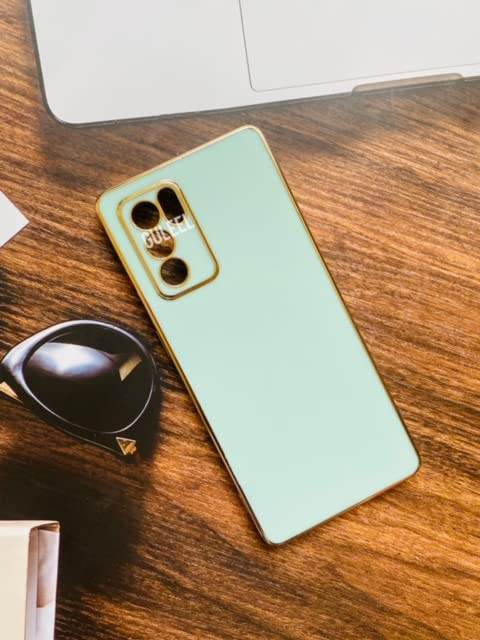 Oppo Reno 6 5G Premium Silicon Case Cover - Mint Green - Guleel