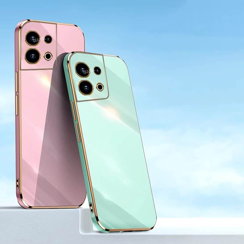 Oppo Reno 8 5G Premium Silicon Case Cover - Mint Green - Guleel
