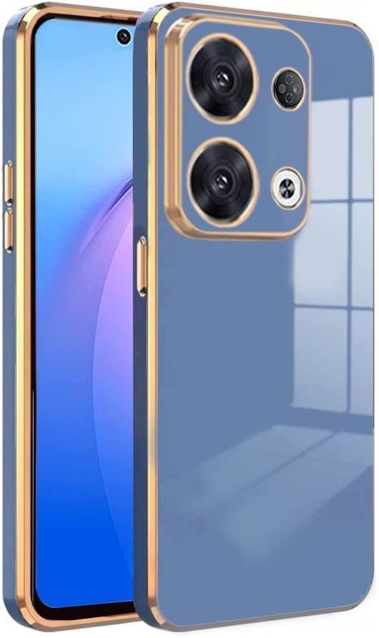 Oppo Reno 8 Pro 5G Premium Silicon Case Cover - Blue - Guleel