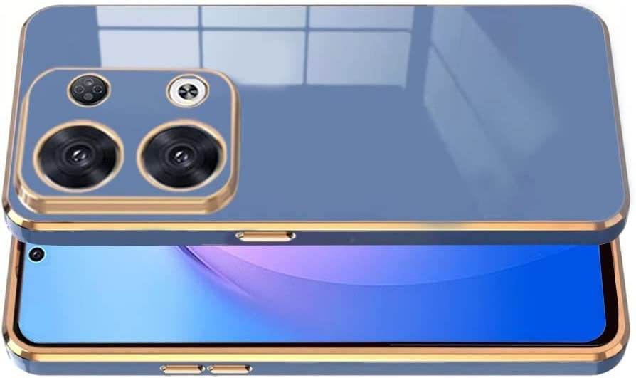 Oppo Reno 8 Pro 5G Premium Silicon Case Cover - Blue - Guleel