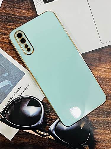 Vivo S1 Premium Silicon Case Cover - Mint Green - Guleel
