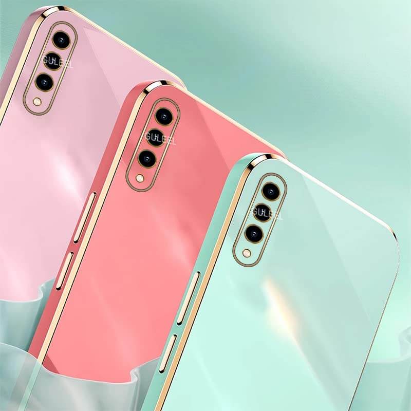 Vivo S1 Premium Silicon Case Cover - Mint Green - Guleel