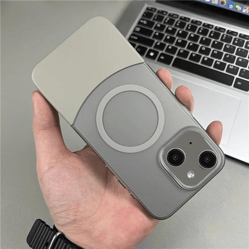 Magnetic Magsafe Matte Finish 2 in 1 Design Case