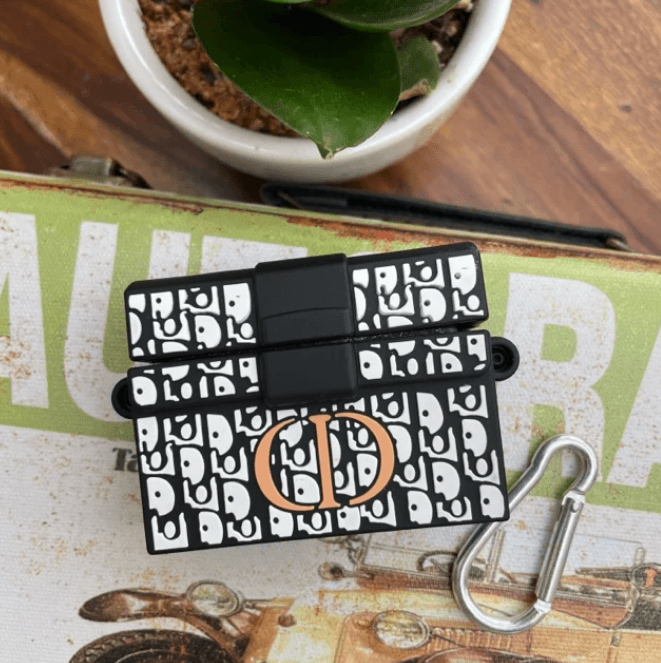 Airpod's Pro Cute Silicone Protective Bag Cartoon Case - Black - Guleel