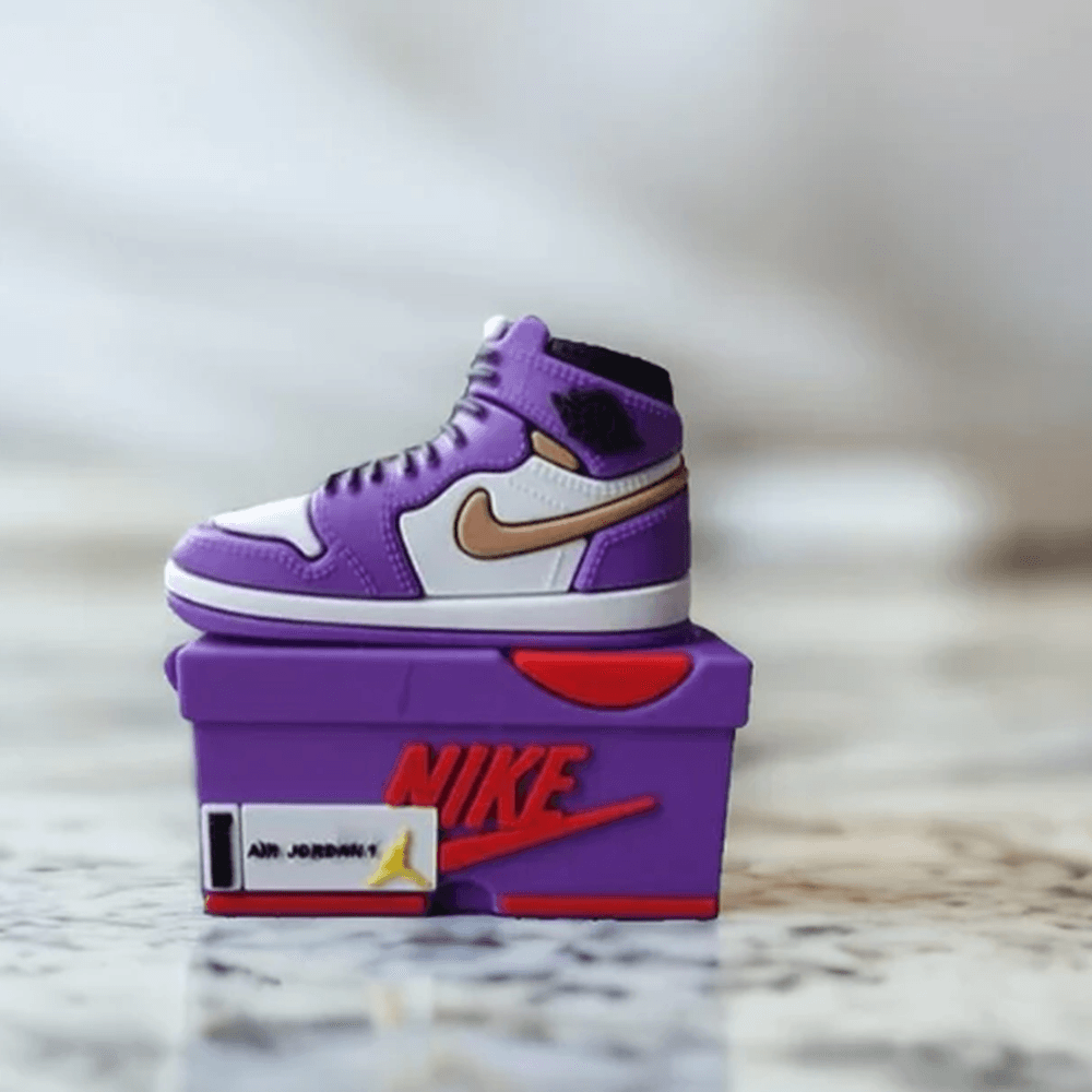 Airpods Pro Sneaker Style Shoe Box Case Cover - Lavender - Guleel
