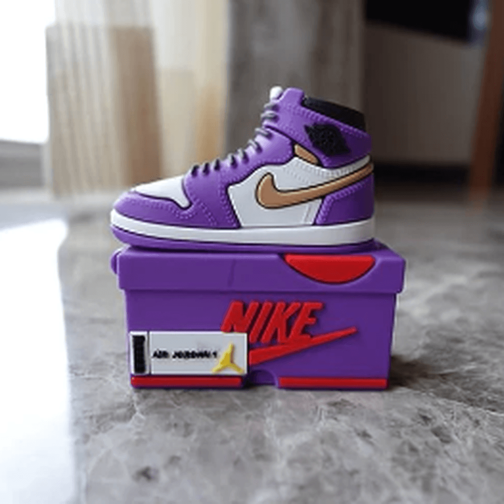 Airpods Pro Sneaker Style Shoe Box Case Cover - Lavender - Guleel