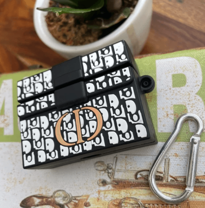 Airpod's Pro 2 Cute Bag Cartoon Silicone Case - Black - Guleel