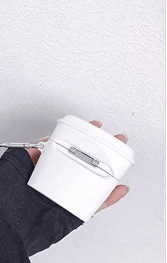 Airpod's Pro 2 Cute Starbucks Cartoon Silicone Case - White - Guleel