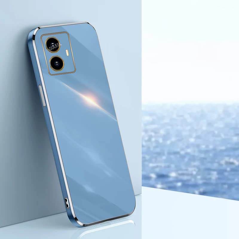 Vivo T1 44W 4G Premium Silicon Case Cover - Blue - Guleel