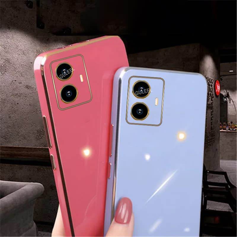 Vivo T1 44W 4G Premium Silicon Case Cover - Blue - Guleel