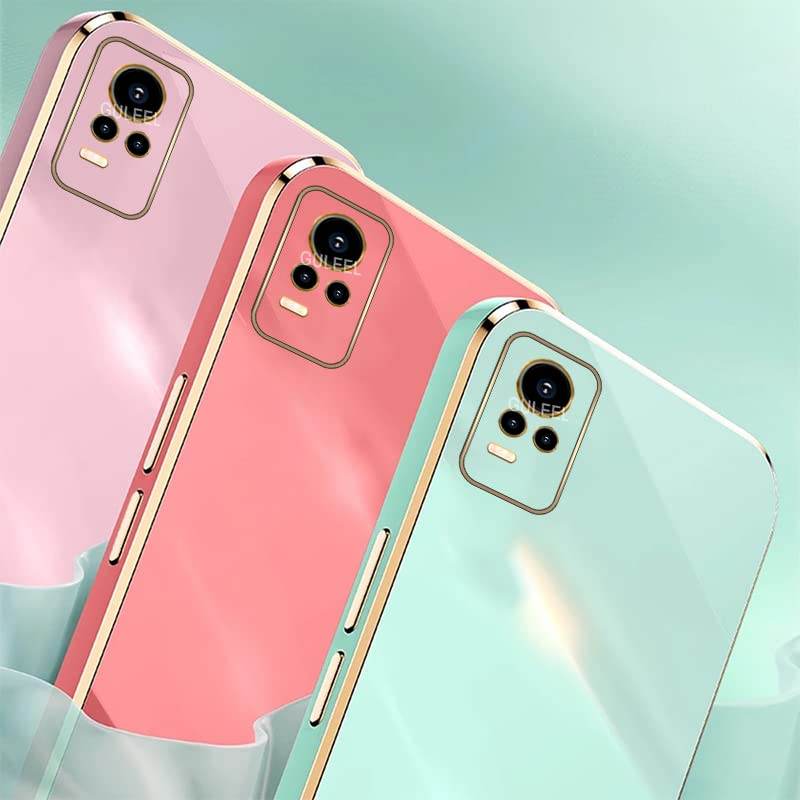 Vivo V20 Premium Silicon Case Cover - Mint Green - Guleel