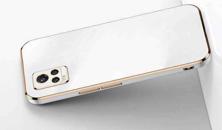 Vivo V20 Premium Silicon Case Cover - White - Guleel