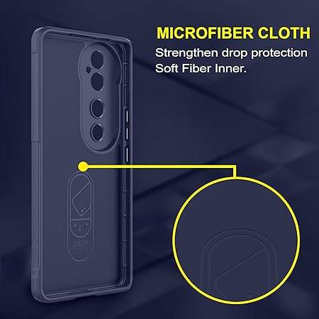 Vivo V40 / V40 Pro Liquid Silicon Back Case- Blue - Guleel