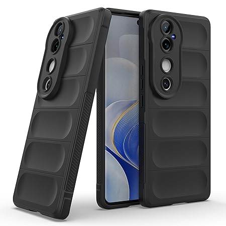 Vivo V40 / V40 Pro Liquid Silicon Back Case- Black - Guleel