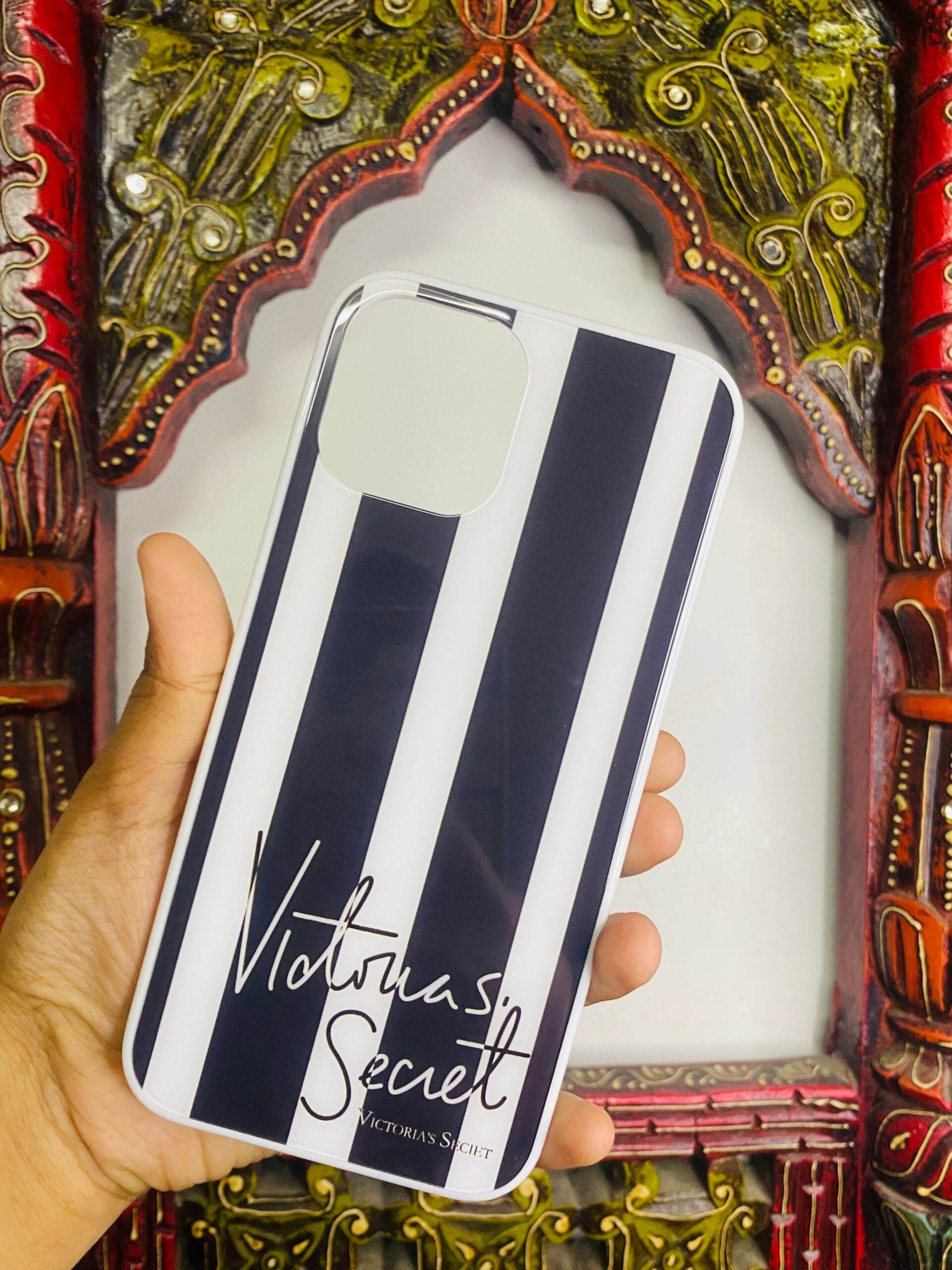 iPhone 12 Pro Max Premium Shock Proof Mirror Finish Case - Black - Guleel