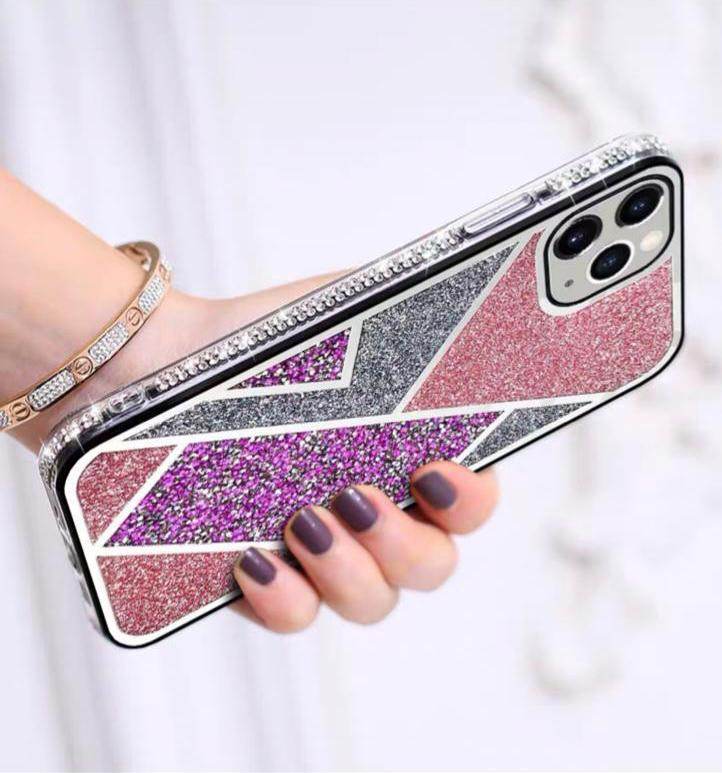 Premium Glitter Case Cover Case - Multicolor - Guleel