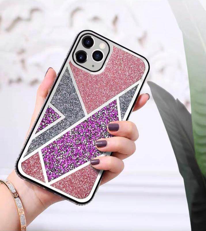 Premium Glitter Case Cover Case - Multicolor - Guleel