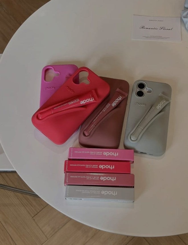 Premium 3D Silicon Lip Gloss Phone Case with FREE Tinted Lip Balm