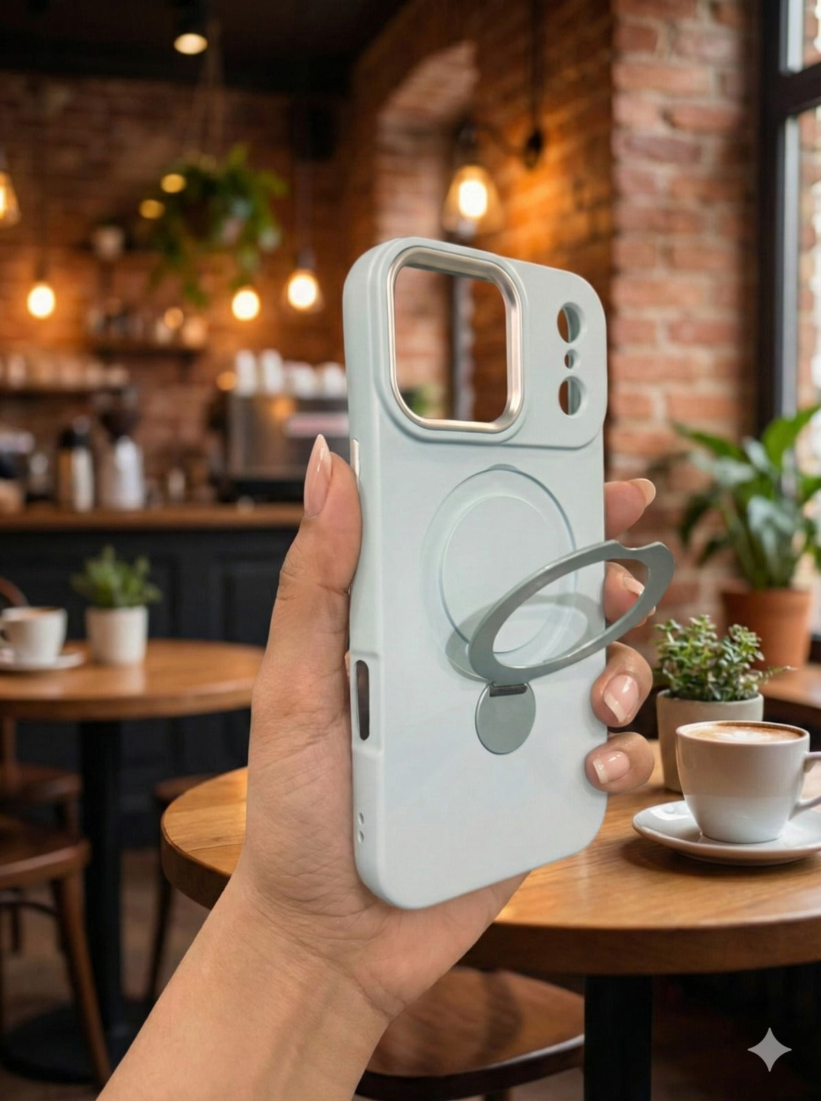 iPhone 17 Pro Max  Premium Shockproof Magsafe Stand Back Cover