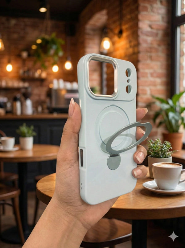 iPhone 17 Pro Max  Premium Shockproof Magsafe Stand Back Cover