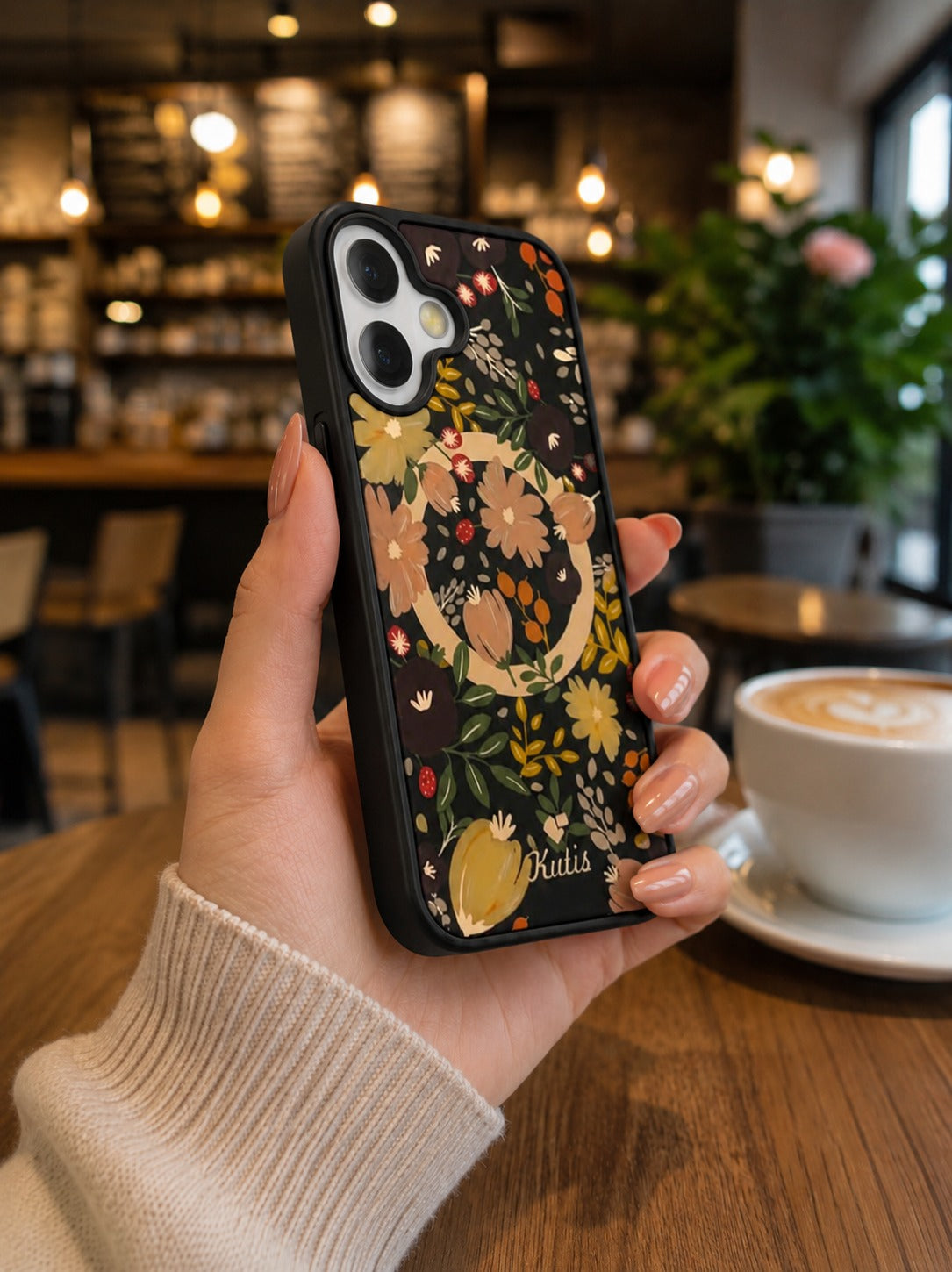 Premium Shockproof Flower Printed Magsafe Mobile Cover