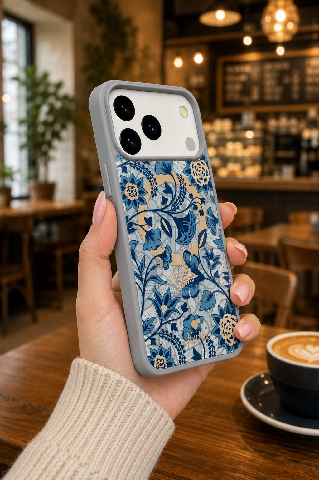 Premium Shockproof Flower Printed Magsafe Mobile Cover