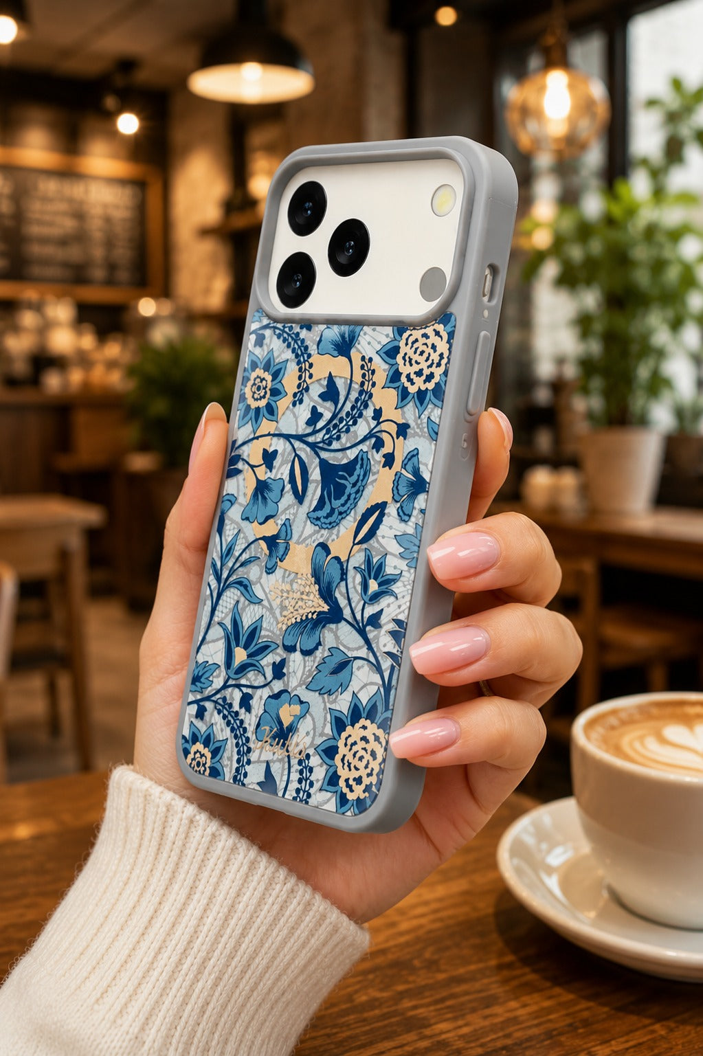 iPhone 17 Pro Premium Shockproof Flower Printed Magsafe Mobile Cover