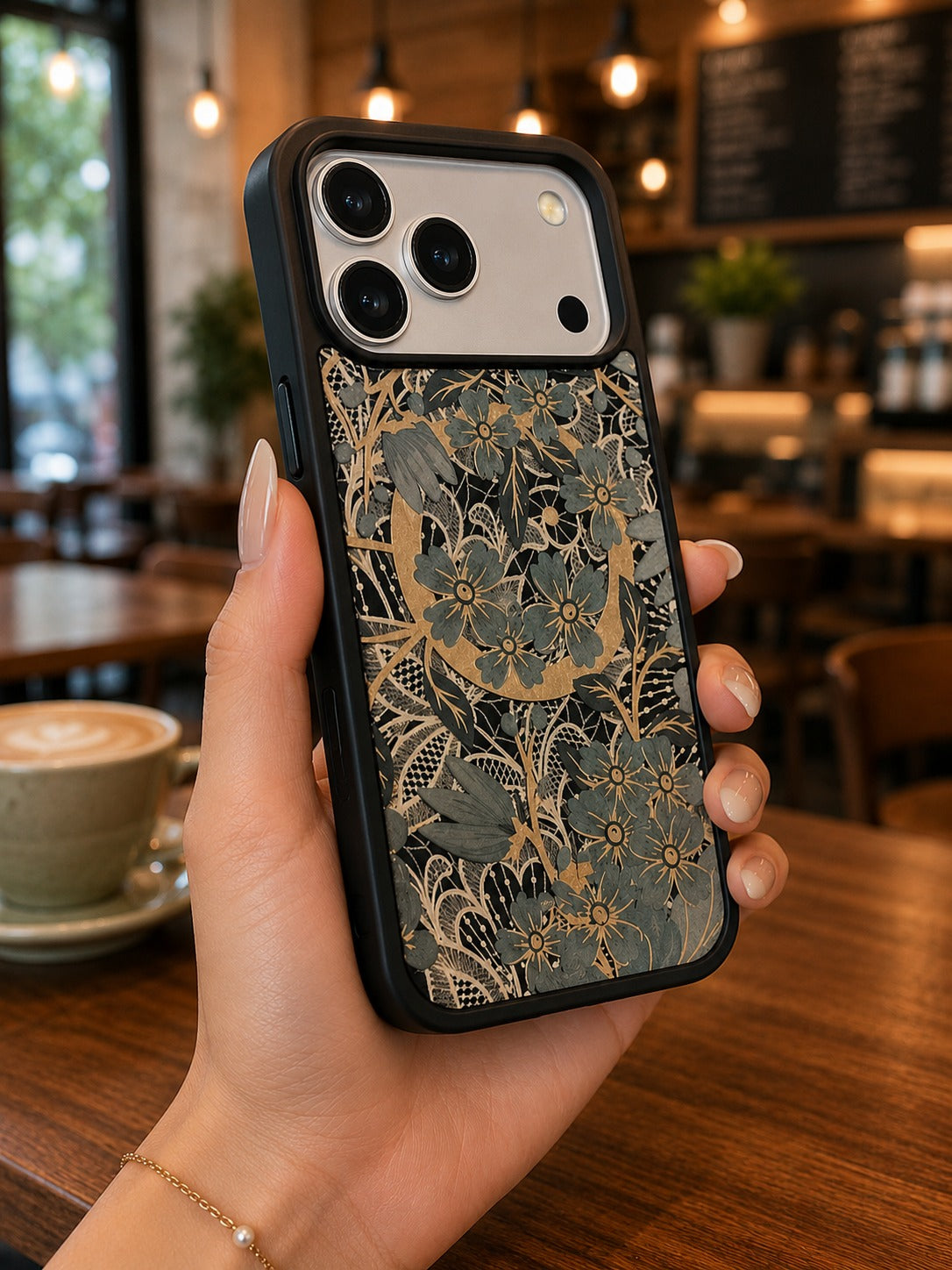Premium Shockproof Flower Printed Magsafe Mobile Cover