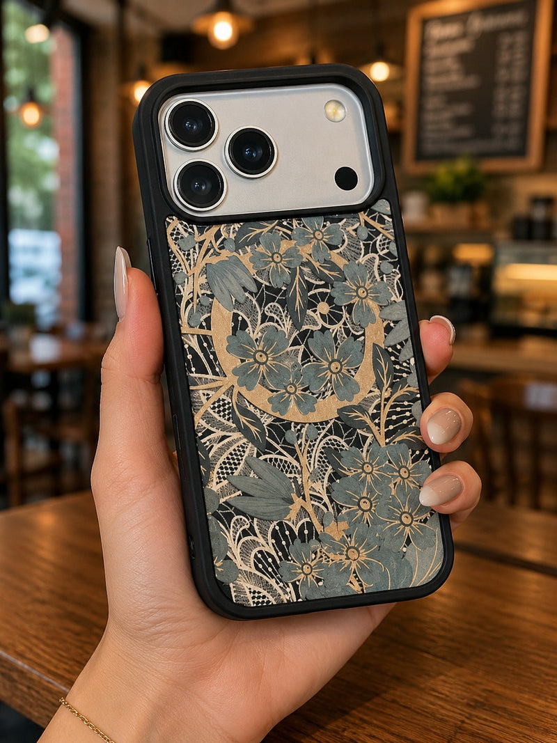 Premium Shockproof Flower Printed Magsafe Mobile Cover