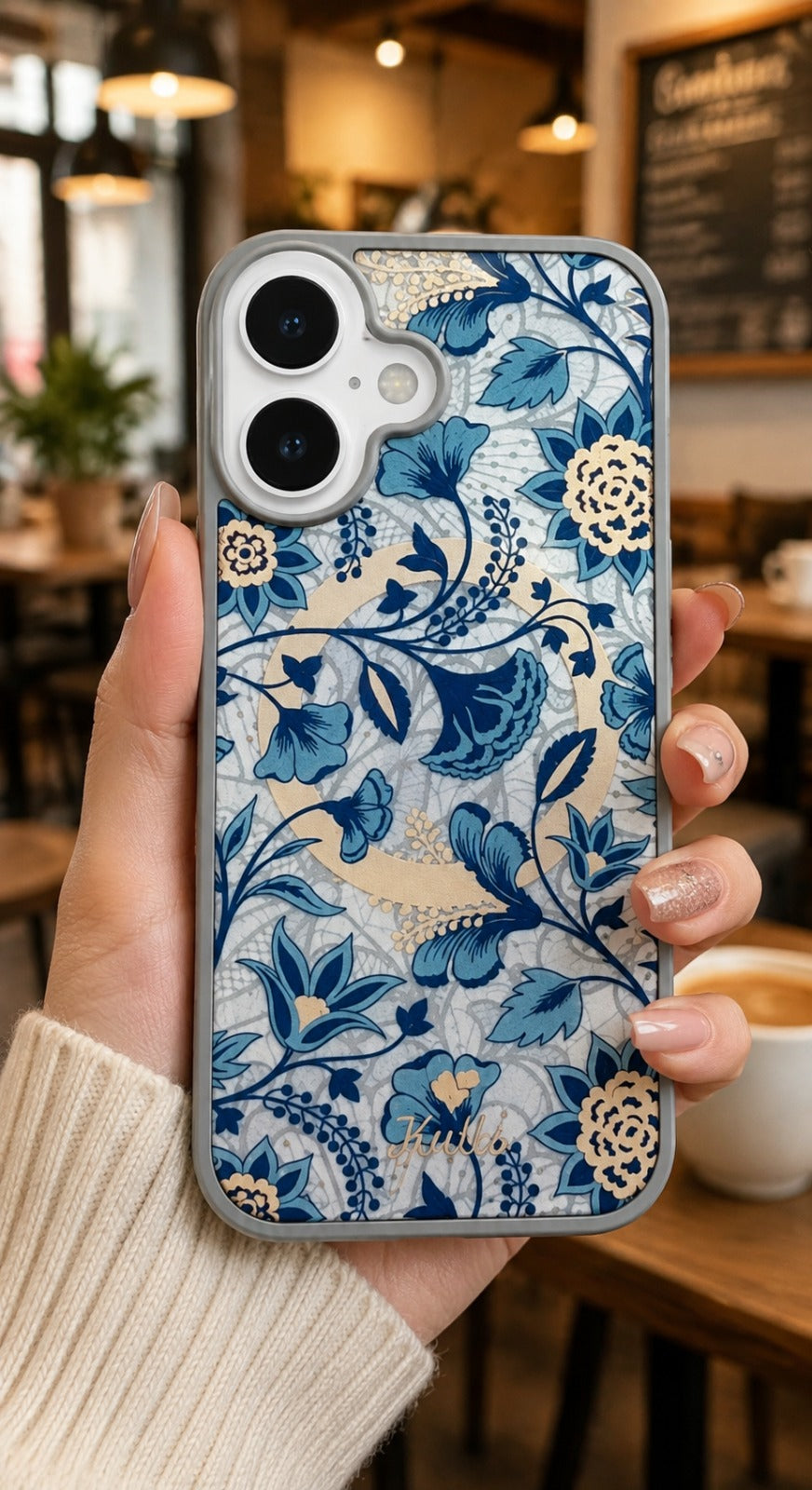 Premium Shockproof Flower Printed Magsafe Mobile Cover
