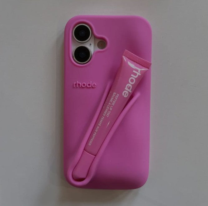 Premium 3D Silicon Lip Gloss Phone Case with FREE Tinted Lip Balm