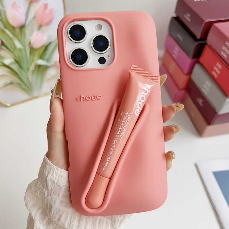 Premium 3D Silicon Lip Gloss Phone Case with FREE Tinted Lip Balm