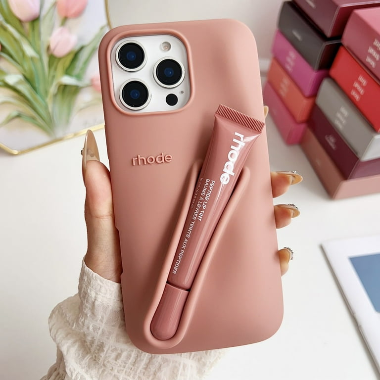 Premium 3D Silicon Lip Gloss Phone Case with FREE Tinted Lip Balm