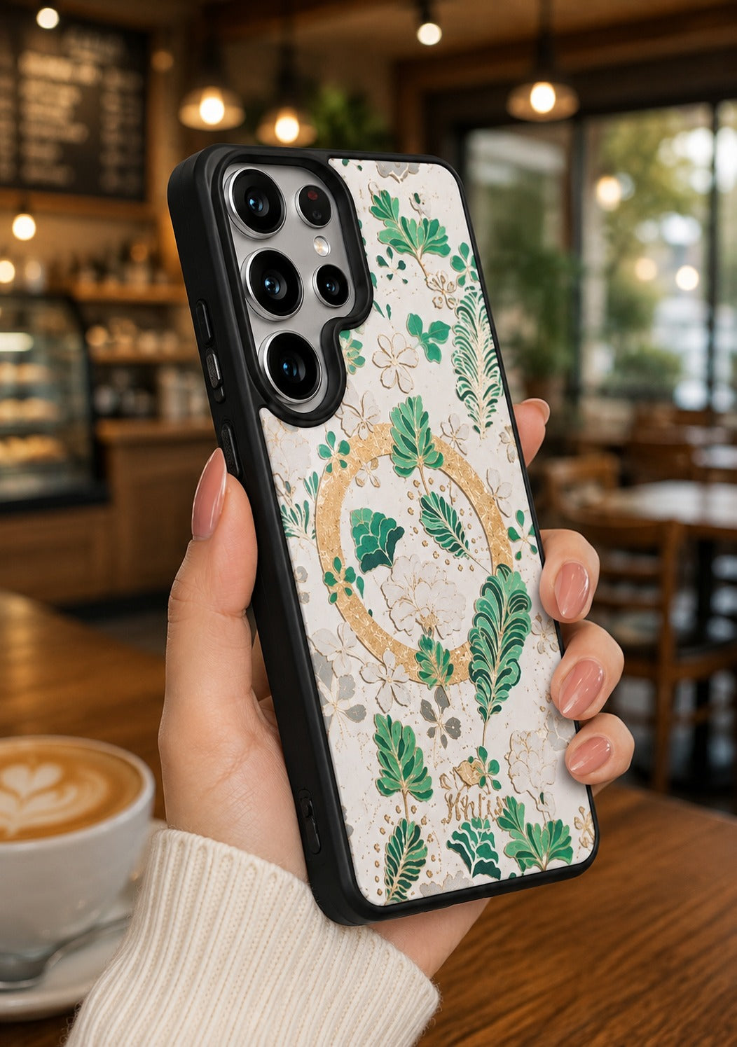 Premium Shockproof Flower Printed Magsafe Mobile Cover